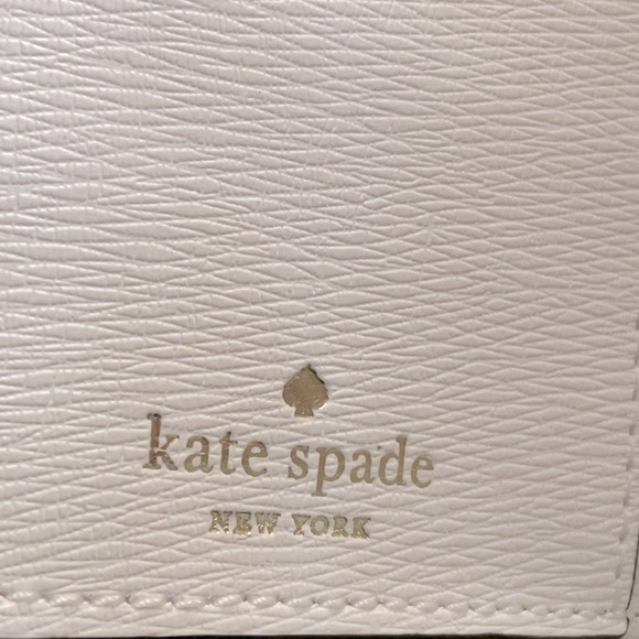 NWT Kate Spade Darcy Large Slim Bifold Leather Embellished Wallet - Picture 9 of 9